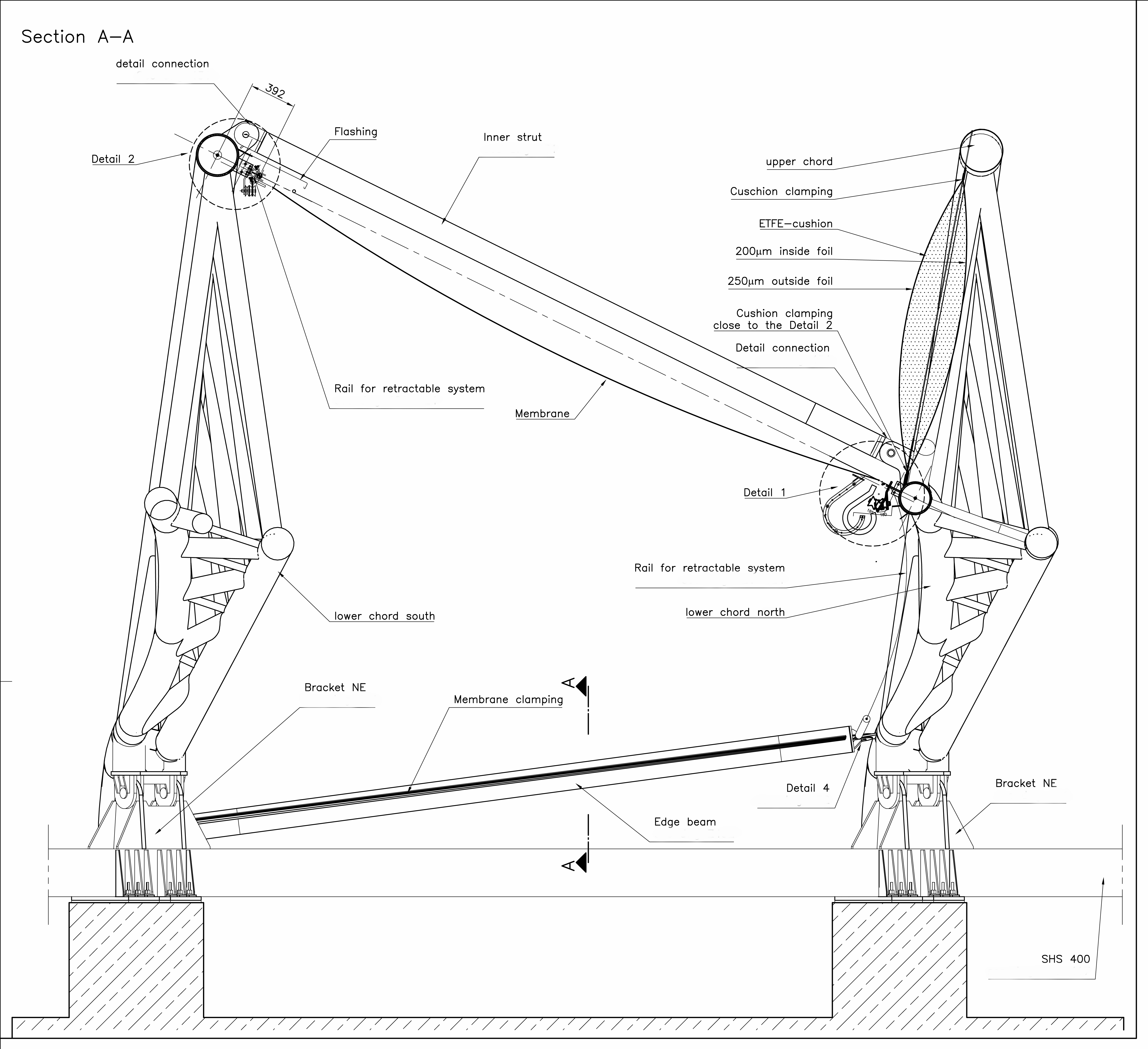 Pin by Alaa El2ady on aa Tensile structures, Construction, Facade