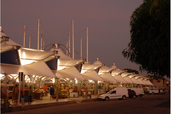 Night view with artificial illumination