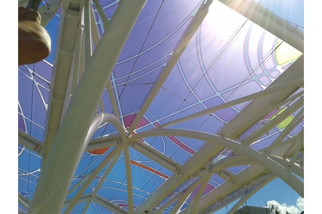 LODZ Tramstation ETFE - Post installation 2