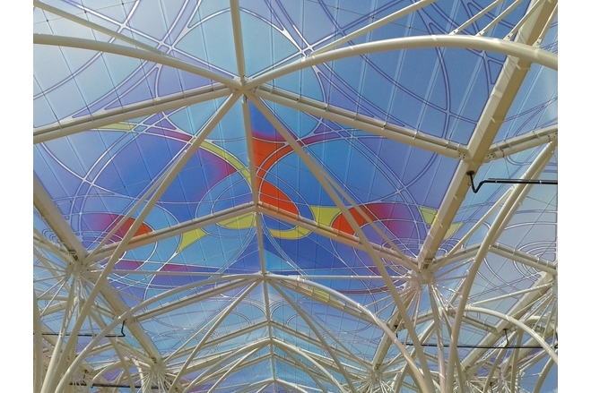 LODZ Tramstation ETFE - Post installation 4