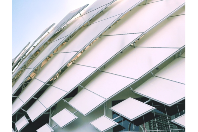 Batumi Stadium membrane facade